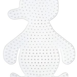 Hama Plaque pour perles midi "Pingouin", blanc