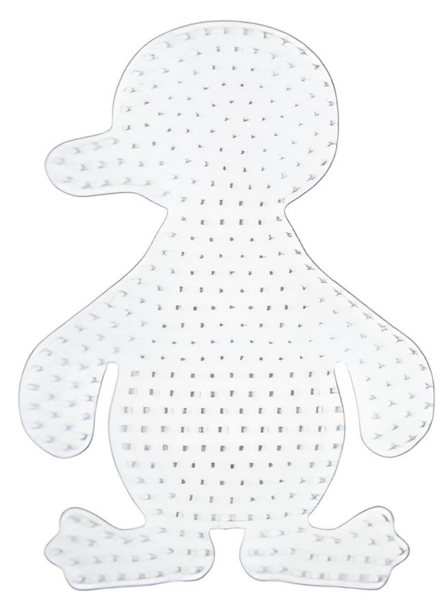 Hama Plaque pour perles midi "Pingouin", blanc
