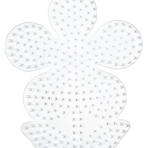 Hama Plaque pour perles midi "Fleur", blanc