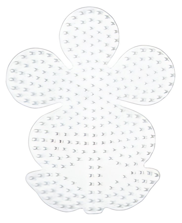 Hama Plaque pour perles midi "Fleur", blanc