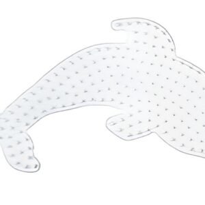 Hama Plaque pour perles midi "Dauphin", blanc