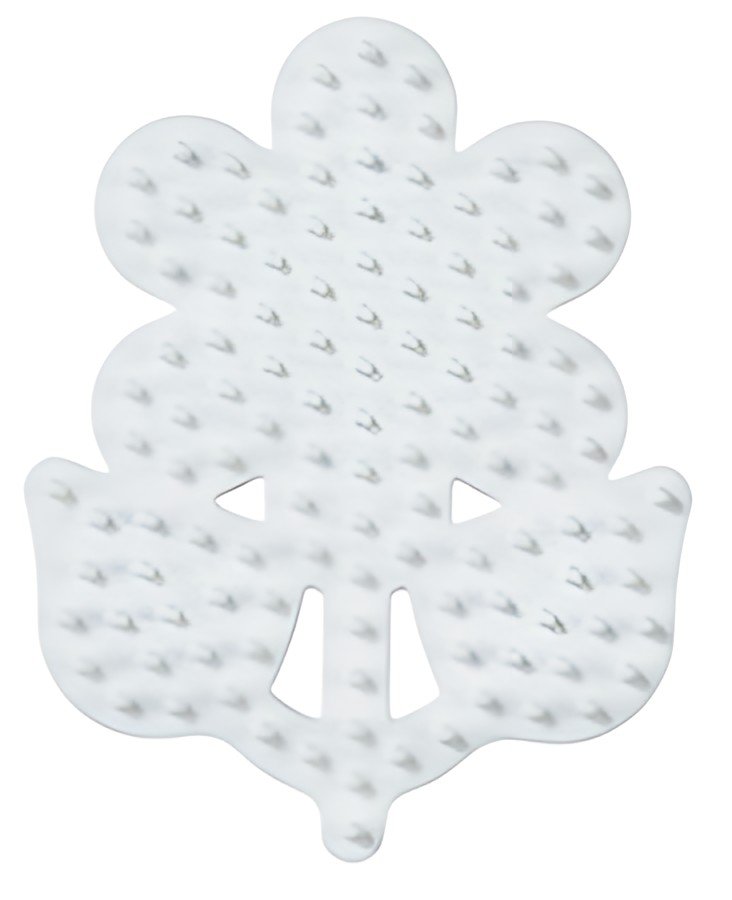 Hama Plaque pour perles "petite fleur", blanc