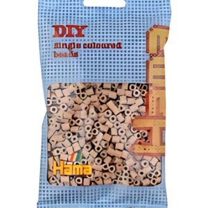 Hama Perles à repasser midi, dans un sachet, cappuccino