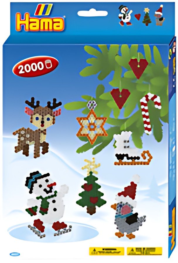 Hama Perles à repasser midi "Noel", coffret cadeau
