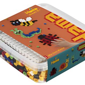 Hama Perles à repasser maxi + plaque "animaux rapants",boîte