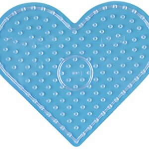 Hama Plaque pour perles à repasser "Coeur", transparent