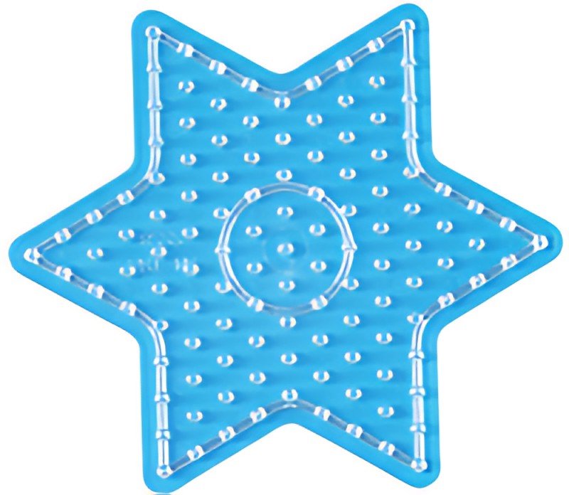 Hama Plaque pour perles à repasser "Etoile", transparent