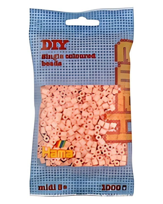 Hama Perles à repasser midi, sachet, couleur chair claire
