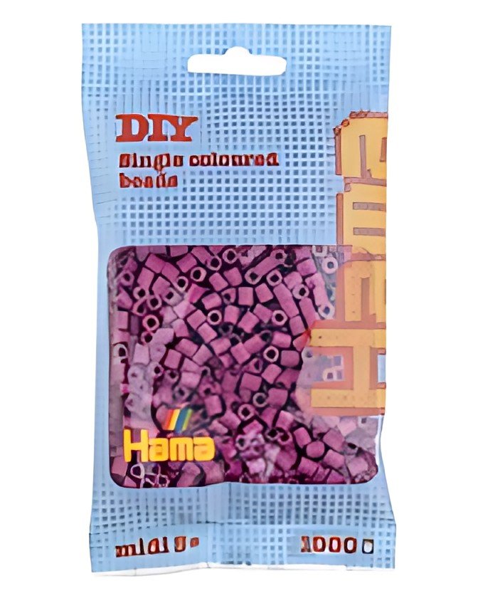 Hama Perles à repasser midi, sachet, prune