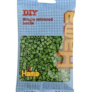 Hama Perles à repasser midi, sachet, olive clair