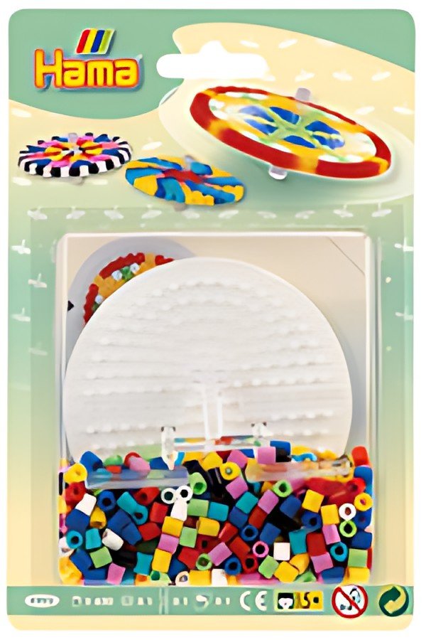 hama Perles à repasser midi "Rond-point", sous blister