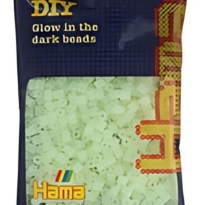 Hama Perles à repasser midi, sachet, vert fluorescent