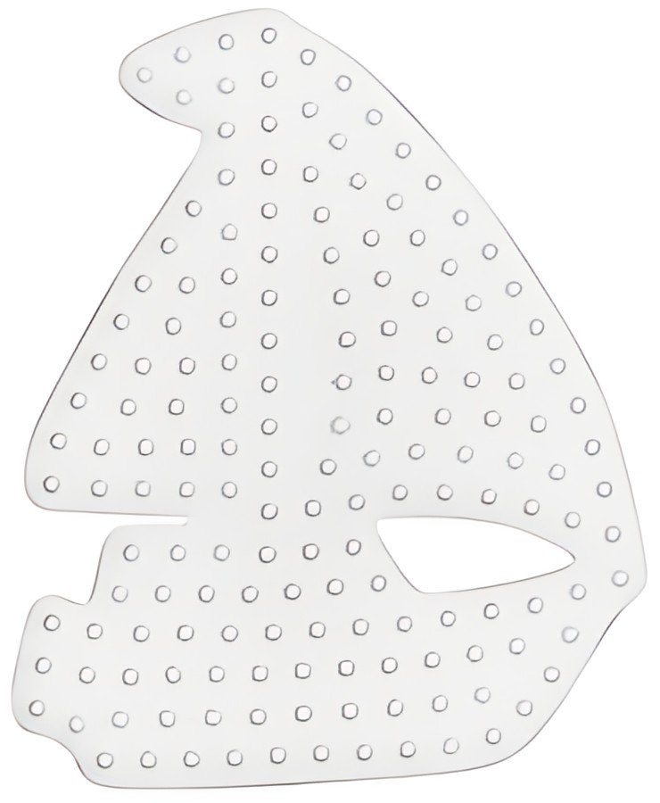 Hama Plaque pour perles midi "Voilier", blanc