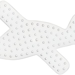 Hama Plaque pour perles midi "Avion", blanc
