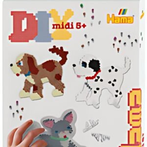 Hama Perles à repasser midi "Chien & chat", boîte cadeau