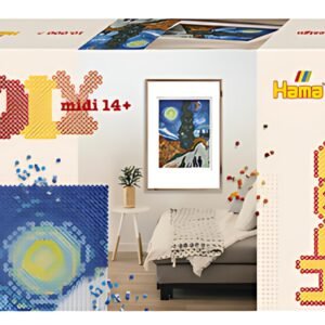 Hama Perles à repasser midi Art "Van Gogh", boîte cadeau