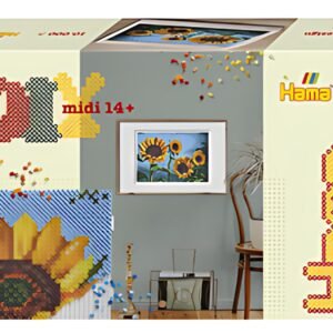 Hama Perles à repasser Art "Tournesols", boîte cadeau