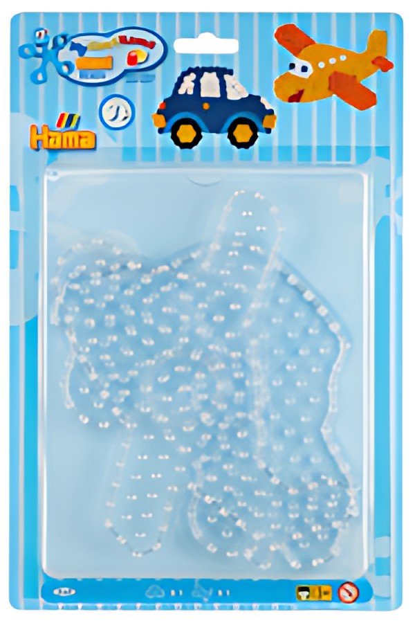 Hama Plaques pour perles à repasser "Voiture, avion"