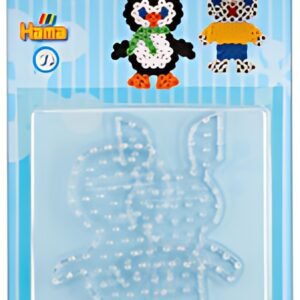 Hama Plaques pour perles à repasser "Pingouin, lapin"