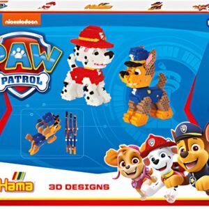 Hama Perles à repasser "Paw Patrol", grande boîte cadeau