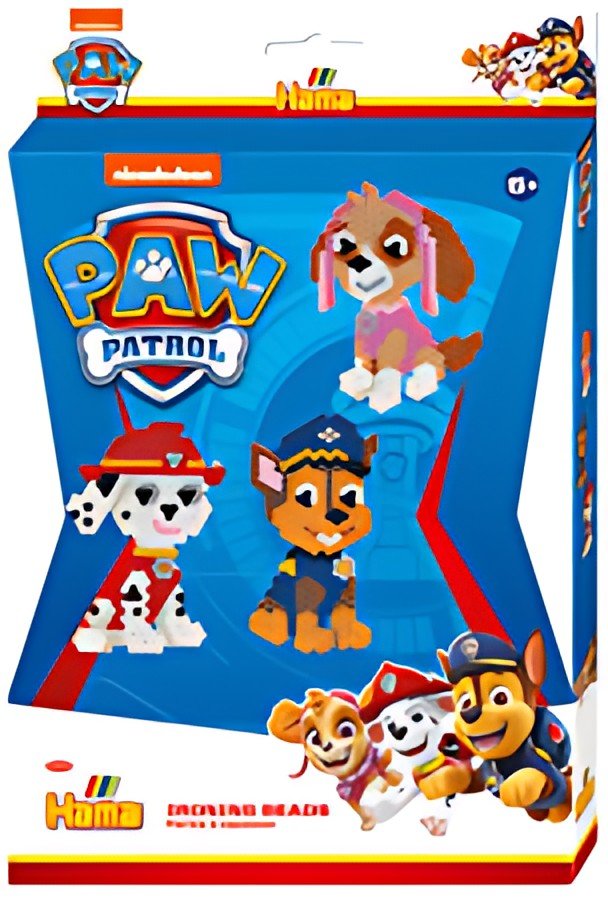 Hama Perles à repasser midi "Pax Patrol",petite boîte cadeau