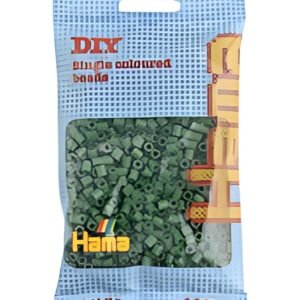 Hama Perles à repasser midi, sachet, vert forêt
