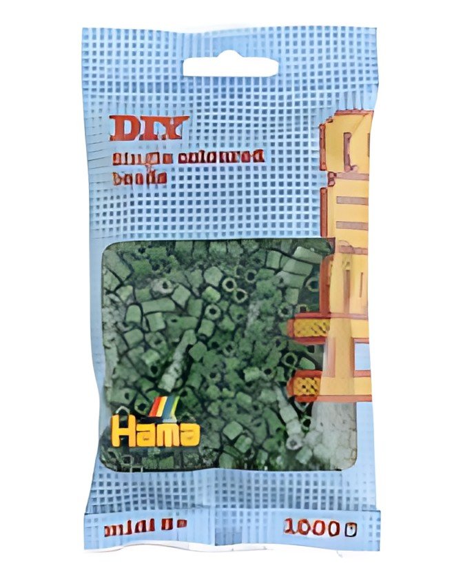Hama Perles à repasser midi, sachet, vert forêt