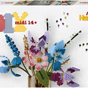 Hama Perles à repasser midi Art "Bouquet de fleurs", coffret