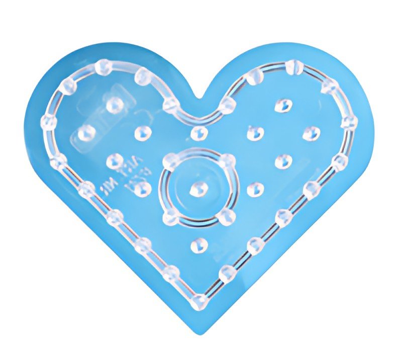Hama Plaque pour perles à repasser "Petit coeur"
