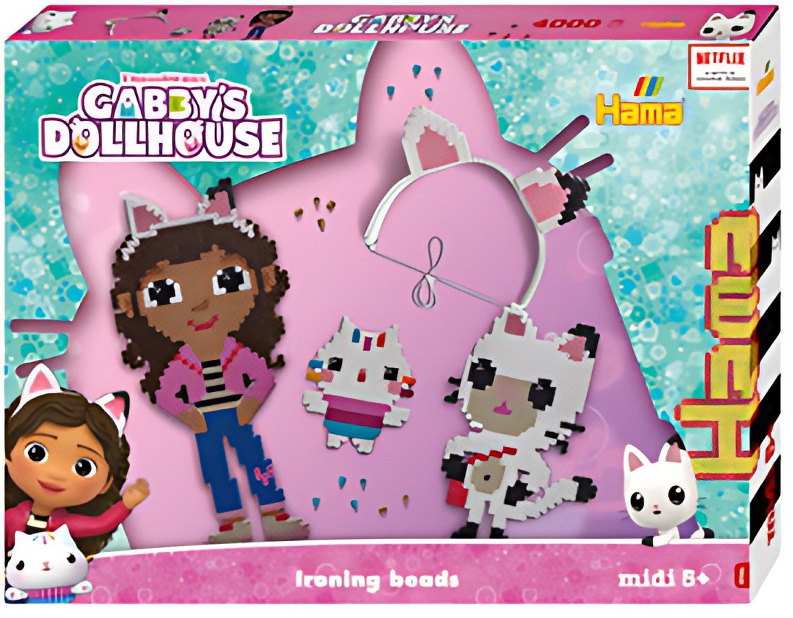 Hama Perles à repasser "Gabbys Dollhouse", coffret cadeau