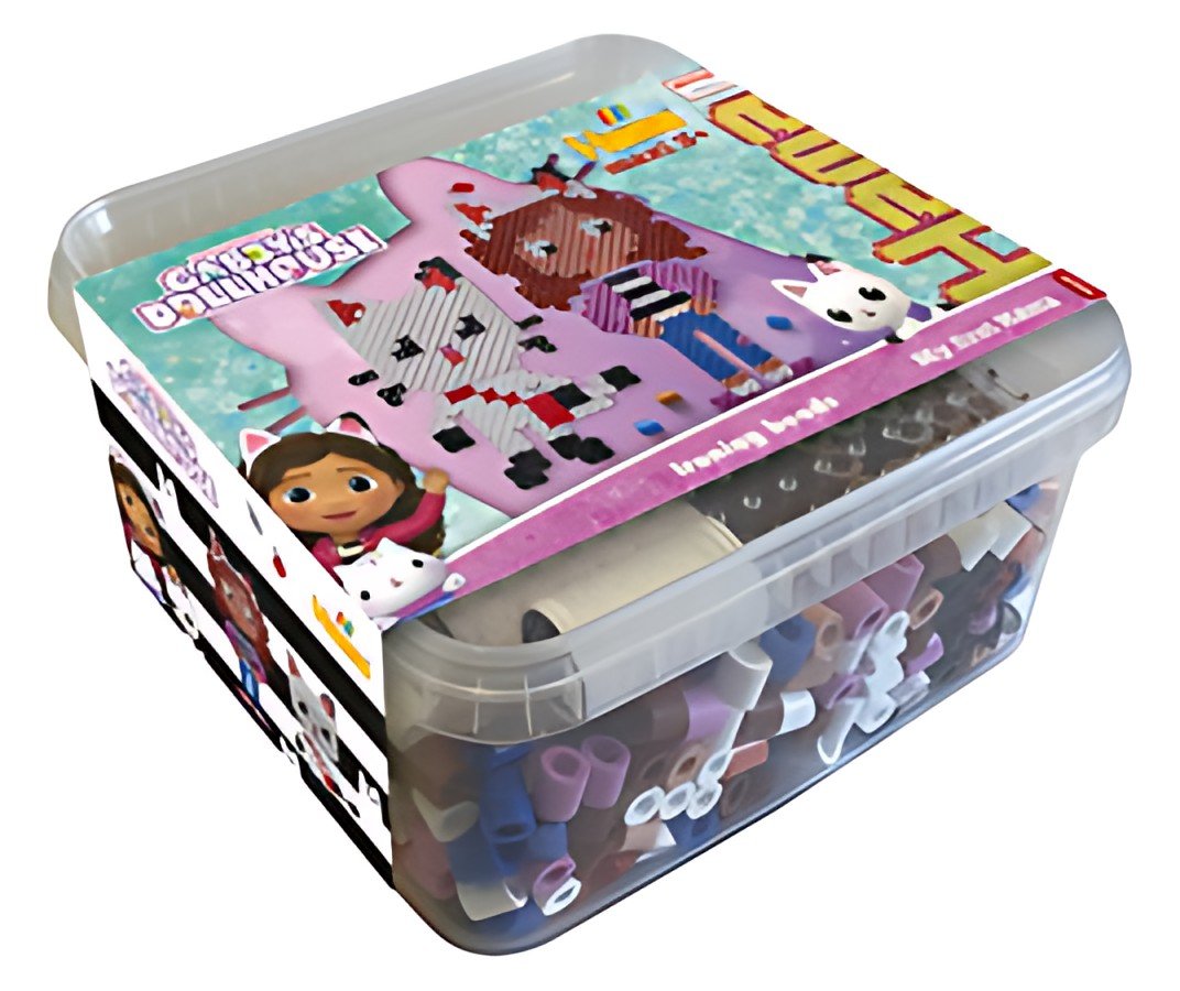 Hama Perles à repasser maxi+plateau "Gabbys Dollhouse", Box