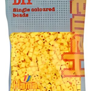 Hama Perles à repasser midi, sachet, jaune pâle