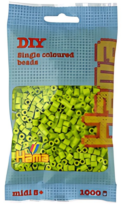 Hama Perles à repasser midi, sachet, vert citron