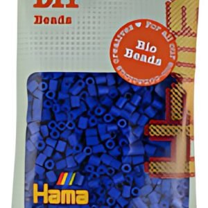 Hama Perles à repasser Bio midi, sachet, bleu
