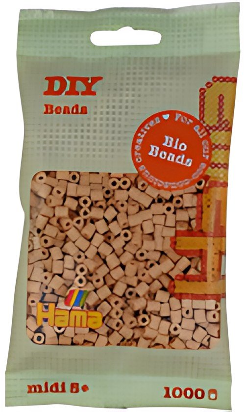 Hama Perles à repasser Bio midi, sachet, beige