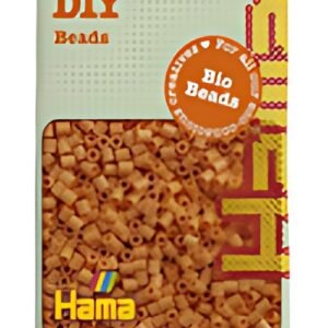Hama Perles à repasser Bio midi, sachet, abricot clair