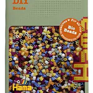 Hama Perles à repasser Bio midi, sachet, "mix 10 couleurs"