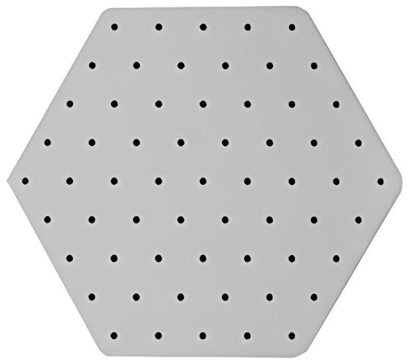 Hama Plaque perforée Maxi Stick "Hexagone", 140 x 160 mm