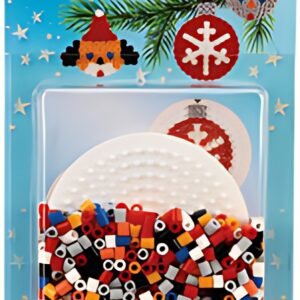 Hama Perles à repasser midi "Boules de Noël", sous blister