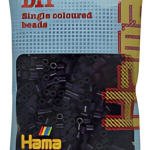 Hama Perles à repasser midi, dans un sachet, aubergine