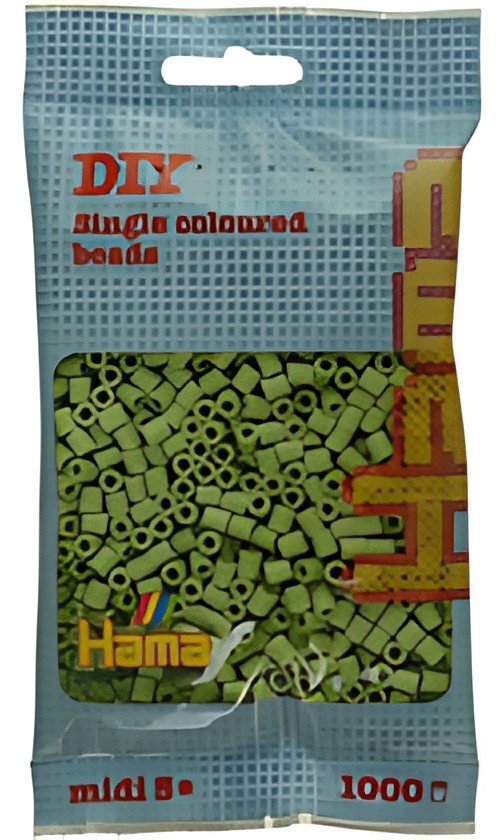 Hama Perles à repasser midi, dans un sachet, matcha
