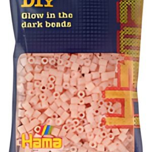 Hama Perles à repasser midi, dans un sachet, rouge vif