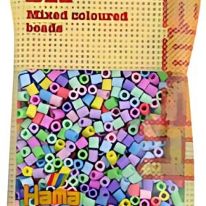 HAMA Perles à repasser midi "Mix Pastel", en sachet