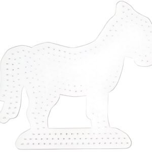 HAMA Plaque pour perles midi "cheval", blanc