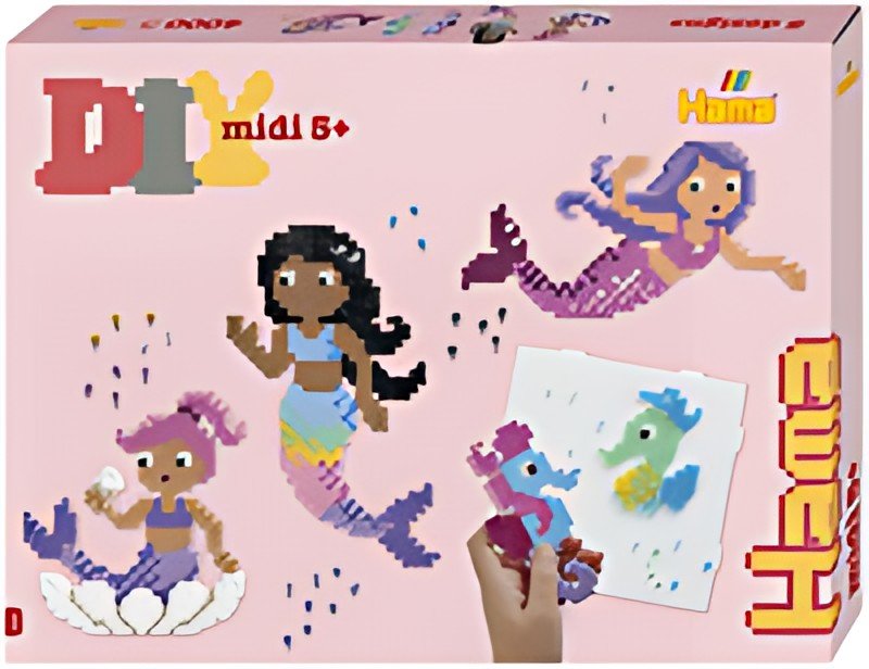 Hama Perles à repasser midi "Sirènes", coffret cadeau