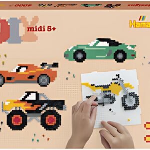 Hama Perles à repasser midi "Véhicules", coffret cadeau