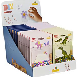 Hama Perles à repasser midi, assorti en 4 motifs, présentoir