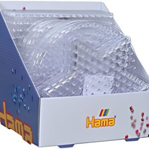 Hama Plaque pour perles maxi, 4 motifs, présentoir de 20