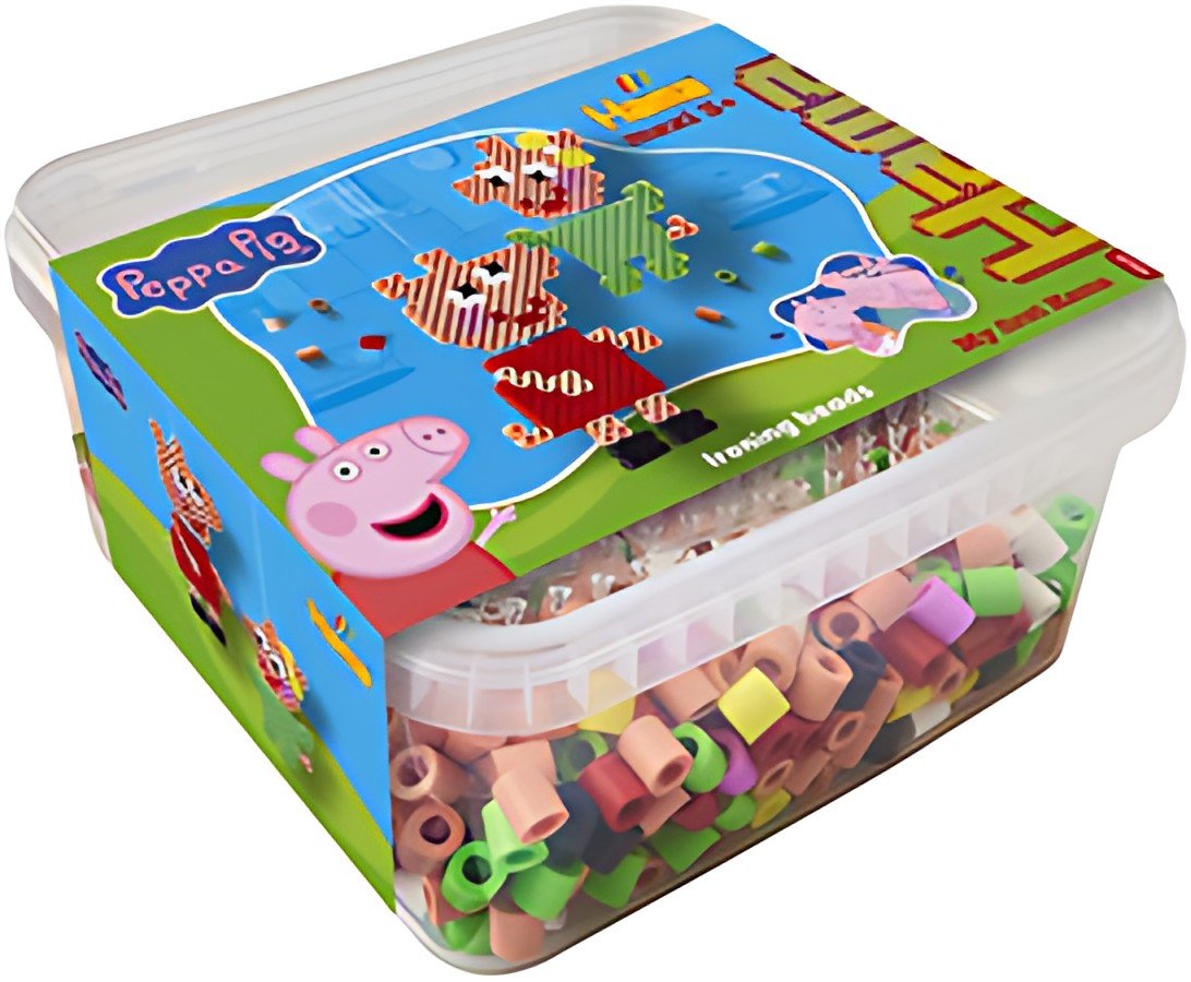 hama Perles à repasser maxi + Plaque "Peppa & sa soeur"