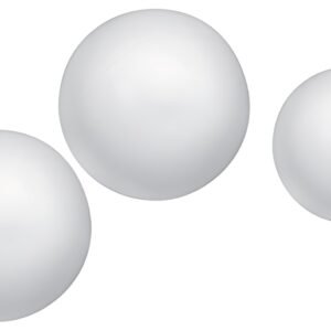 KNORR prandell Set de boules en polystyrène, blanc